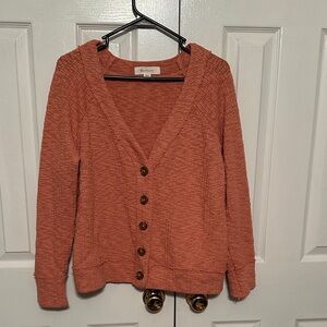 Two by Vince Camuto Women's Orange Cardigan